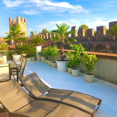 Ca' Del Sole - Attico Panoramico In Centro Storico Lägenhet Montagnana  Exteriör bild